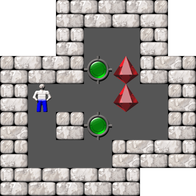 Sokoban Mass Remodel level 1805